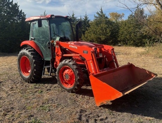 Kubota Mid-Sized Tractor with Bucket Attachment
